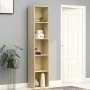 Eichenfarbenes Sperrholzregal 40x30x189 cm von vidaXL, Bücherregale und Regale - Ref: Foro24-800957, Preis: 94,21 €, Rabatt: %