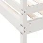 Etagenbett aus massivem weißem Kiefernholz, 90 x 200/140 x 200 cm von vidaXL, Betten und Lattenroste - Ref: Foro24-3207174, P...