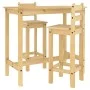 3-piece solid pine wood bar set by vidaXL, Furniture sets for kitchens and dining rooms - Ref: Foro24-4005690, Price: 206,99 ...