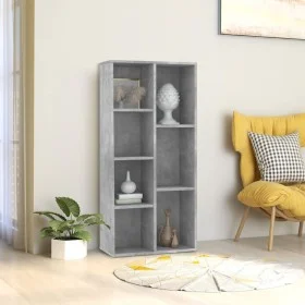 Gray engineered wood shelf 50x25x106 cm by vidaXL, Bookcases and shelves - Ref: Foro24-801111, Price: 49,55 €, Discount: %