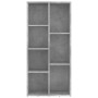 Graues Holzwerkstoffregal 50x25x106 cm von vidaXL, Bücherregale und Regale - Ref: Foro24-801111, Preis: 51,20 €, Rabatt: %