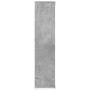 Graues Holzwerkstoffregal 50x25x106 cm von vidaXL, Bücherregale und Regale - Ref: Foro24-801111, Preis: 51,20 €, Rabatt: %