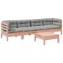 5-piece garden sofa set with Douglas fir wood cushions by vidaXL, Garden sets - Ref: Foro24-3299284, Price: 376,09 €, Discoun...