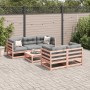 6-teilige Gartensofagarnitur mit Kissen aus Douglasienholz von vidaXL, Gartensets - Ref: Foro24-3299292, Preis: 555,85 €, Rab...