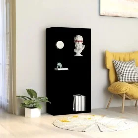 Schwarzes Sperrholzregal 50x25x106 cm von vidaXL, Bücherregale und Regale - Ref: Foro24-801108, Preis: 64,76 €, Rabatt: %