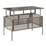 4-teilige Gartensofagarnitur und hellgraue PE-Rattankissen aus Glas von vidaXL, Modulare Sofas für den Außenbereich - Ref: Fo...