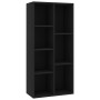Schwarzes Sperrholzregal 50x25x106 cm von vidaXL, Bücherregale und Regale - Ref: Foro24-801108, Preis: 61,02 €, Rabatt: %