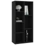 Estantería de madera contrachapada negro 50x25x106 cm de vidaXL, Librerías y estanterías - Ref: Foro24-801108, Precio: 64,76 ...