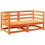 Gartensofa-Set 2-teilig, massives Kiefernholz, wachsbraun von vidaXL, Gartensets - Ref: Foro24-3295811, Preis: 140,34 €, Raba...