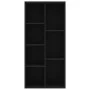 Estantería de madera contrachapada negro 50x25x106 cm de vidaXL, Librerías y estanterías - Ref: Foro24-801108, Precio: 64,76 ...