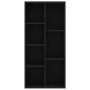 Schwarzes Sperrholzregal 50x25x106 cm von vidaXL, Bücherregale und Regale - Ref: Foro24-801108, Preis: 61,02 €, Rabatt: %