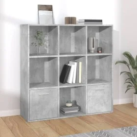 Concrete gray plywood shelf 98x30x98 cm by vidaXL, Bookcases and shelves - Ref: Foro24-801120, Price: 78,13 €, Discount: %