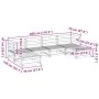 Gartensofa-Set 6-teilig aus massivem Kiefernholz von vidaXL, Gartensets - Ref: Foro24-3299563, Preis: 329,02 €, Rabatt: %