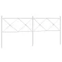 Cabecero de metal blanco 200 cm de vidaXL, Cabeceros y pies de cama - Ref: Foro24-376589, Precio: 50,02 €, Descuento: %