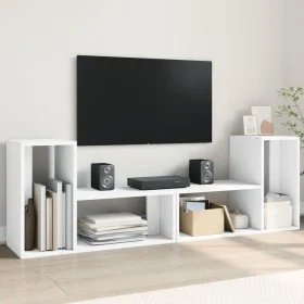 Muebles para TV 2 uds madera de ingeniería blanco 75x30x50 cm de vidaXL, Muebles TV - Ref: Foro24-840786, Precio: 56,10 €, De...