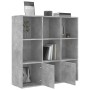 Betongraues Sperrholzregal 98x30x98 cm von vidaXL, Bücherregale und Regale - Ref: Foro24-801120, Preis: 83,15 €, Rabatt: %