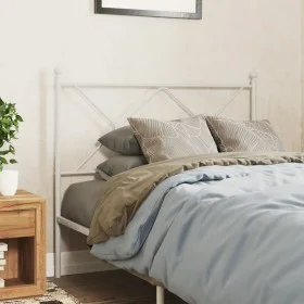 Kopfteil aus weißem Metall, 100 cm von vidaXL, Kopf- und Fußteile - Ref: Foro24-376580, Preis: 38,34 €, Rabatt: %