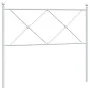 Cabecero de metal blanco 100 cm de vidaXL, Cabeceros y pies de cama - Ref: Foro24-376580, Precio: 38,30 €, Descuento: %