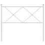 Cabecero de metal blanco 100 cm de vidaXL, Cabeceros y pies de cama - Ref: Foro24-376580, Precio: 38,30 €, Descuento: %
