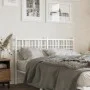 Cabecero de metal blanco 137 cm de vidaXL, Cabeceros y pies de cama - Ref: Foro24-376405, Precio: 44,03 €, Descuento: %