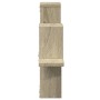 Estantería pared madera ingeniería roble Sonoma 104,5x10x43 cm