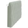 Cabecero de cama acolchado terciopelo gris claro 160 cm de vidaXL, Cabeceros y pies de cama - Ref: Foro24-374733, Precio: 72,...