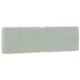 Cabecero de cama acolchado terciopelo gris claro 160 cm de vidaXL, Cabeceros y pies de cama - Ref: Foro24-374733, Precio: 72,...