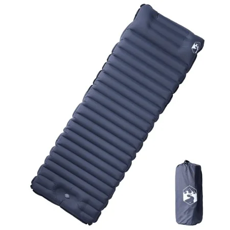 Selbstaufblasende Campingmatratze mit Kissen 1 Person grau von vidaXL, Luftmatratzen - Ref: Foro24-4007118, Preis: 68,45 €, R...