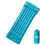 Selbstaufblasende Campingmatratze mit Kissen 1 Person blau von vidaXL, Luftmatratzen - Ref: Foro24-4007096, Preis: 45,82 €, R...