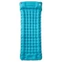 Self-inflating camping mattress with pillow 1 person blue by vidaXL, Air mattresses - Ref: Foro24-4007096, Price: 45,82 €, Di...