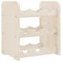 Solid pine wood wine rack 33x25x37 cm by vidaXL, Wine racks - Ref: Foro24-4007553, Price: 17,22 €, Discount: %