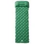 Inflatable camping mattress with pillow 1 person green by vidaXL, Air mattresses - Ref: Foro24-4007111, Price: 36,92 €, Disco...