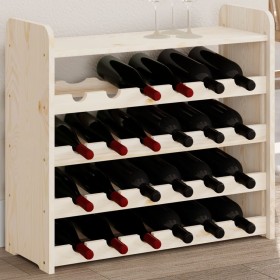 Weinregal mit Tischplatte aus massivem Kiefernholz, 67,5 x 25 x 60 cm von vidaXL, Weinregale - Ref: Foro24-4007558, Preis: 36...