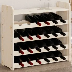 Wine rack with solid pine wood top board 67.5x25x60 cm by vidaXL, Wine racks - Ref: Foro24-4007558, Price: 35,38 €, Discount: %
