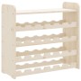 Weinregal mit Tischplatte aus massivem Kiefernholz, 67,5 x 25 x 60 cm von vidaXL, Weinregale - Ref: Foro24-4007558, Preis: 36...