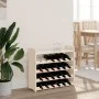Wine rack with solid pine wood top board 67.5x25x60 cm by vidaXL, Wine racks - Ref: Foro24-4007558, Price: 35,38 €, Discount: %