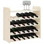 Wine rack with solid pine wood top board 67.5x25x60 cm by vidaXL, Wine racks - Ref: Foro24-4007558, Price: 35,38 €, Discount: %