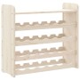 Weinregal mit Tischplatte aus massivem Kiefernholz, 67,5 x 25 x 60 cm von vidaXL, Weinregale - Ref: Foro24-4007558, Preis: 36...