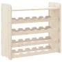 Wine rack with solid pine wood top board 67.5x25x60 cm by vidaXL, Wine racks - Ref: Foro24-4007558, Price: 35,38 €, Discount: %