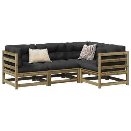 Garden sofa set 4 pieces impregnated pine wood by vidaXL, Garden sets - Ref: Foro24-3299411, Price: 247,77 €, Discount: %