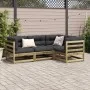 Garden sofa set 4 pieces impregnated pine wood by vidaXL, Garden sets - Ref: Foro24-3299411, Price: 247,77 €, Discount: %
