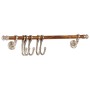 Perchero de pared aluminio 75x15 cm de vidaXL, Percheros para sombreros y abrigos - Ref: Foro24-357836, Precio: 38,54 €, Desc...