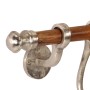 Perchero de pared aluminio 75x15 cm de vidaXL, Percheros para sombreros y abrigos - Ref: Foro24-357836, Precio: 38,54 €, Desc...