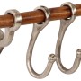 Perchero de pared aluminio 75x15 cm de vidaXL, Percheros para sombreros y abrigos - Ref: Foro24-357836, Precio: 38,54 €, Desc...