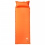 Self-inflating camping mattress with pillow 1 person orange by vidaXL, Air mattresses - Ref: Foro24-4007124, Price: 36,63 €, ...