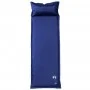 Self-inflating camping mattress with pillow 1 person blue by vidaXL, Air mattresses - Ref: Foro24-4007132, Price: 44,49 €, Di...