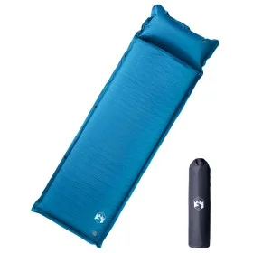 Self-inflating camping mattress with pillow 1 person turquoise by vidaXL, Air mattresses - Ref: Foro24-4007130, Price: 44,49 ...