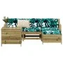 Garden sofa set 5 pieces impregnated pine wood by vidaXL, Garden sets - Ref: Foro24-3250507, Price: 339,22 €, Discount: %