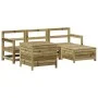 Garden sofa set 5 pieces impregnated pine wood by vidaXL, Garden sets - Ref: Foro24-3250507, Price: 339,22 €, Discount: %