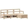 Gartensofa-Set 4-teilig aus massivem Kiefernholz von vidaXL, Gartensets - Ref: Foro24-3250800, Preis: 233,98 €, Rabatt: %